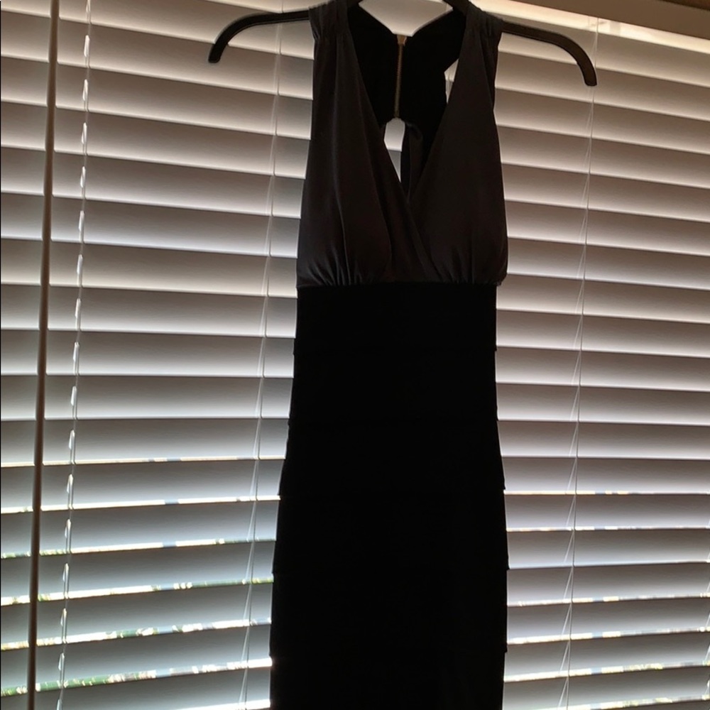 Silver & Black Dress